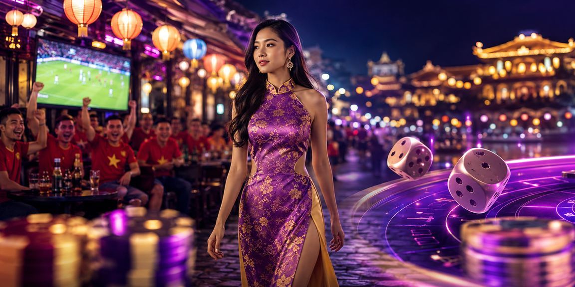 Không gian giải trí casino đêm tại Huế
